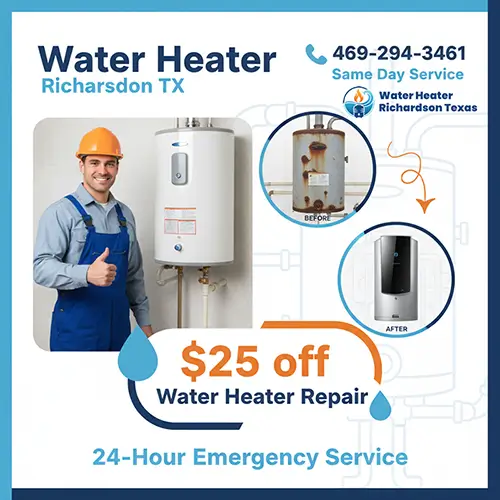 Water Heater Service Coupon Richardson TX